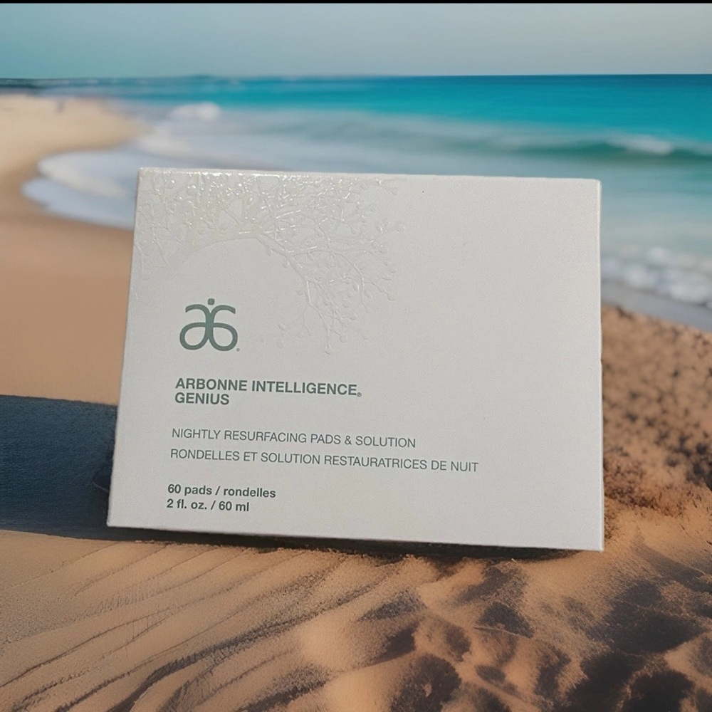 Arbonne Intelligence Genius Nightly Resurfacing Pads and Solution NWOT Unused
